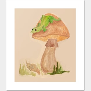 Lovely lizard Posters and Art